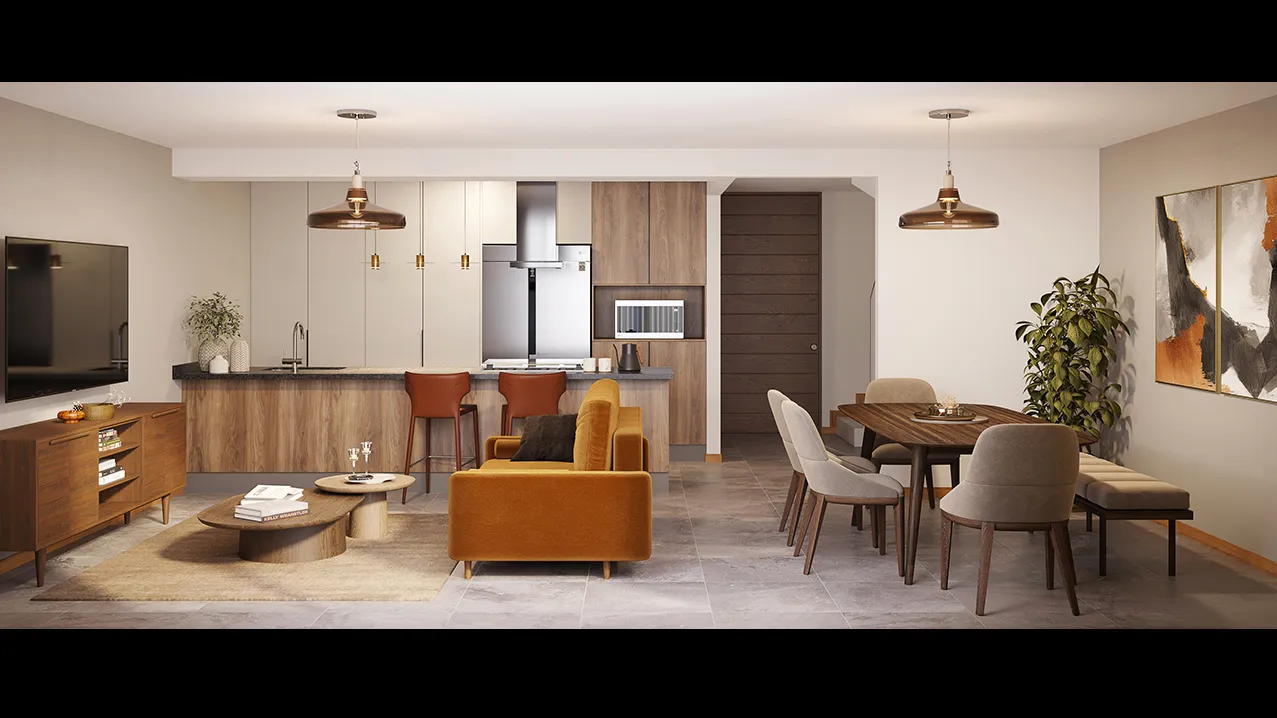 Casa Residencial de 3 Habitaciones con Jardín (119m² C / 112m² T) – Xim-hai Zibatá - Image 3
