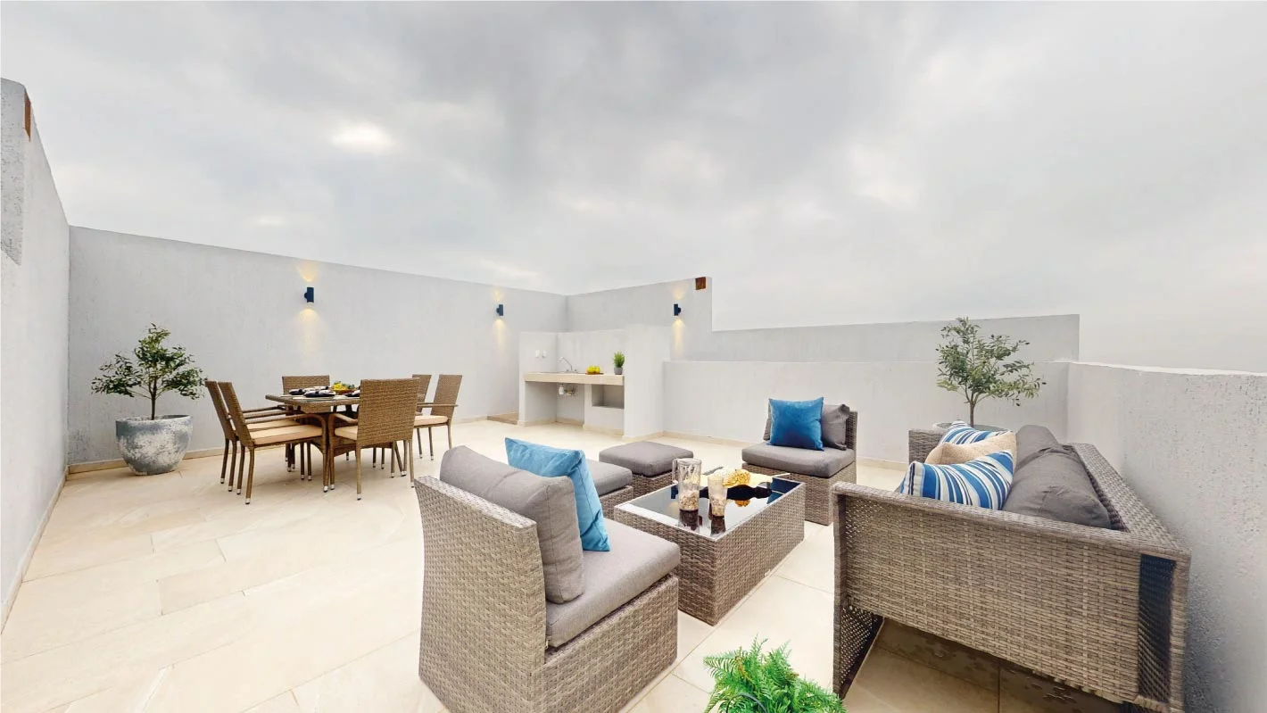 Departamento de 2 Recámaras con Roof Garden Privado – Melodía Nuevo Refugio