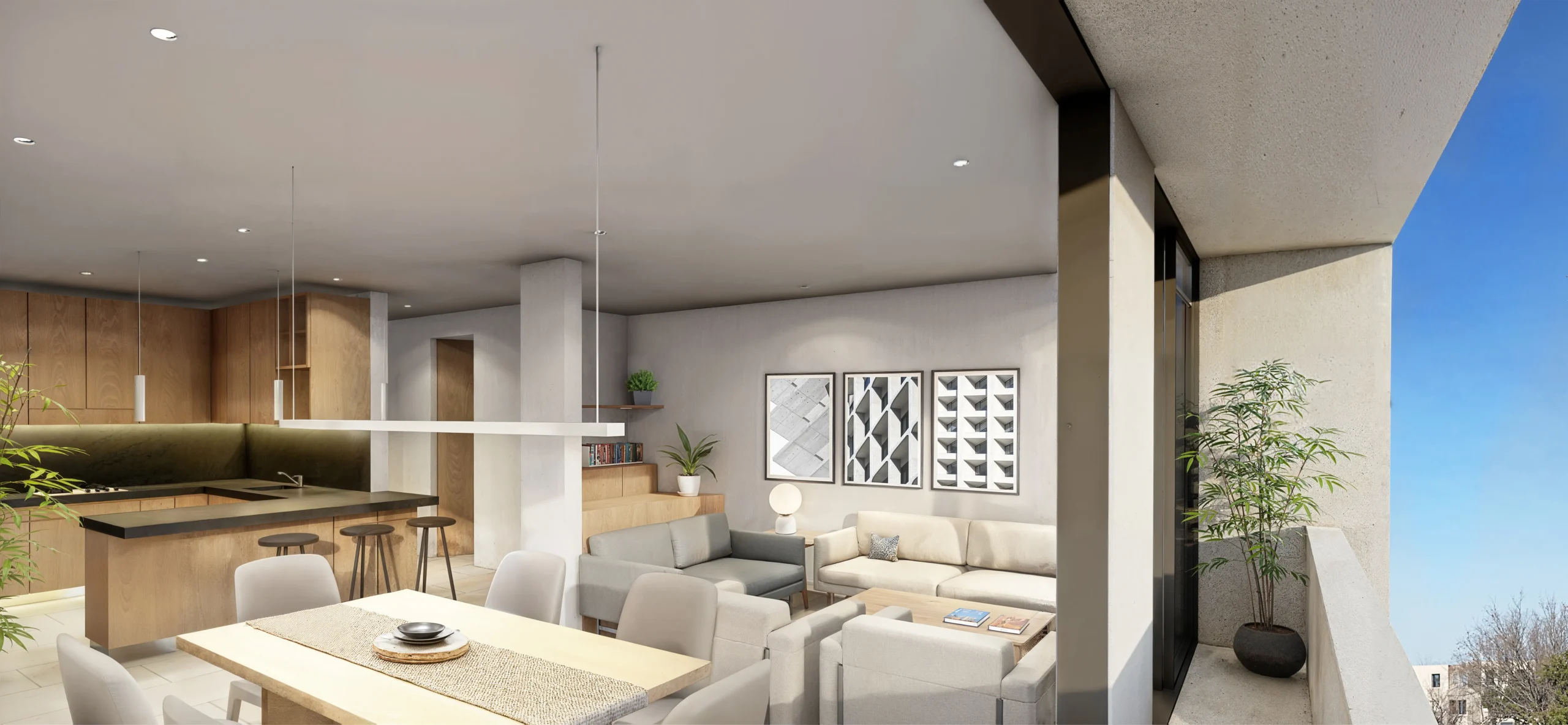 Departamento Premium de 3 Recámaras con Gran Terraza (140m² C) – Nazca Aura Zibatá - Image 3