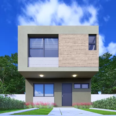 Residencia de 3 Recámaras con Jardín Trasero y Vestidor (109m²) – Riscos Condesa III Zibatá